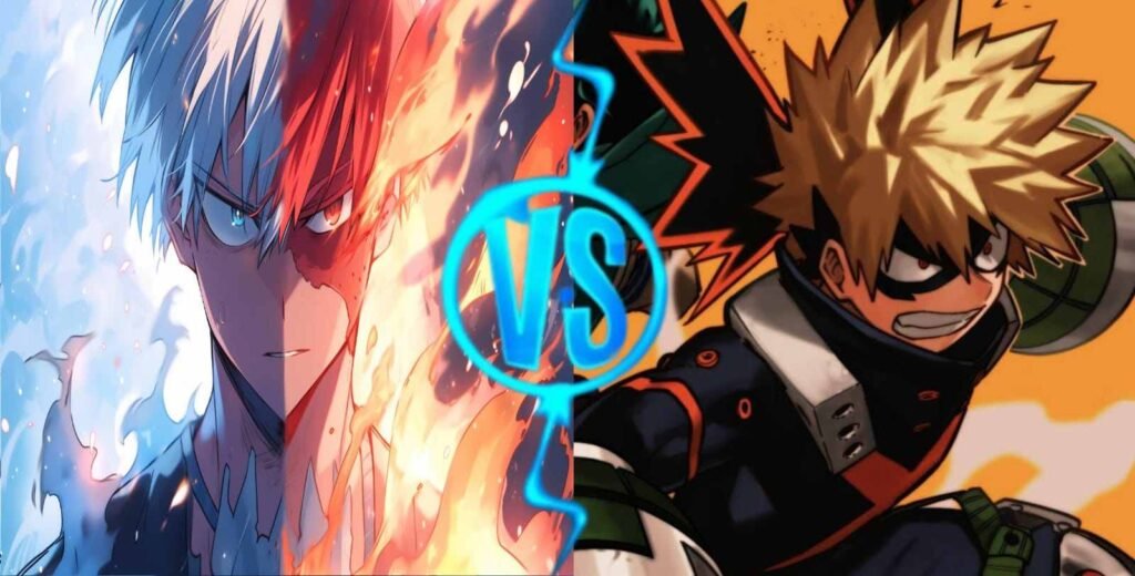 Bakugo vs Todoroki: