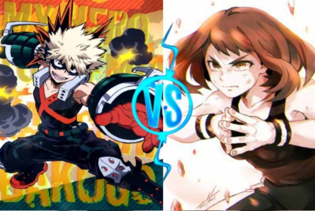 Bakugo vs Uraraka: